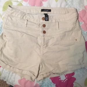 High waisted shorts